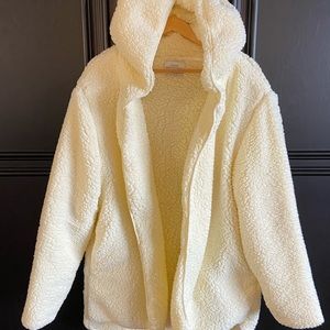 Urban Outfitters Carmella Hooded Teddy Jacket